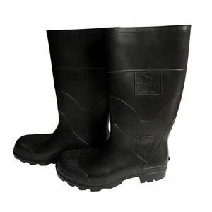 Tingley Black Rubber Work Boots Mud Rain WaterProof Size 9‎